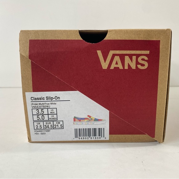 Vans Classic Slip-On Pride Sneakers - Picture 7 of 8